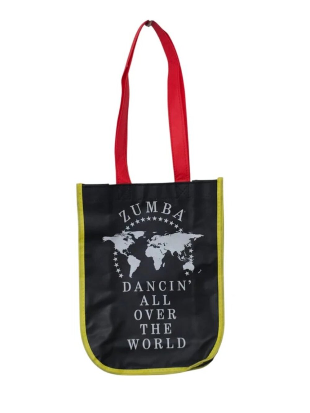 Zumba 'Dancin' All Over The World' Bag Black, Yellow & Red